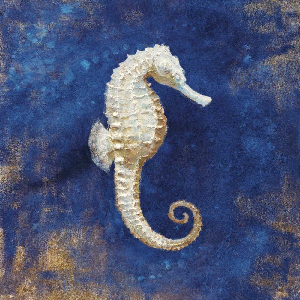 Treasures of the Sea Indigo I art print by Danhui Nai for $57.95 CAD