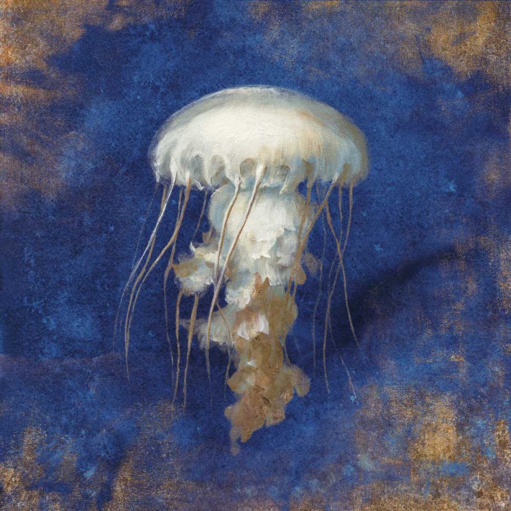 Treasures of the Sea Indigo VI art print by Danhui Nai for $57.95 CAD