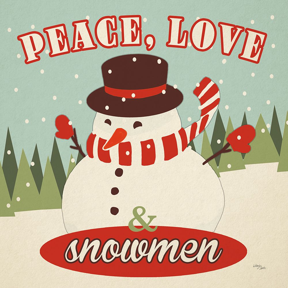 50s Christmas I Square art print by Wellington Studio for $57.95 CAD