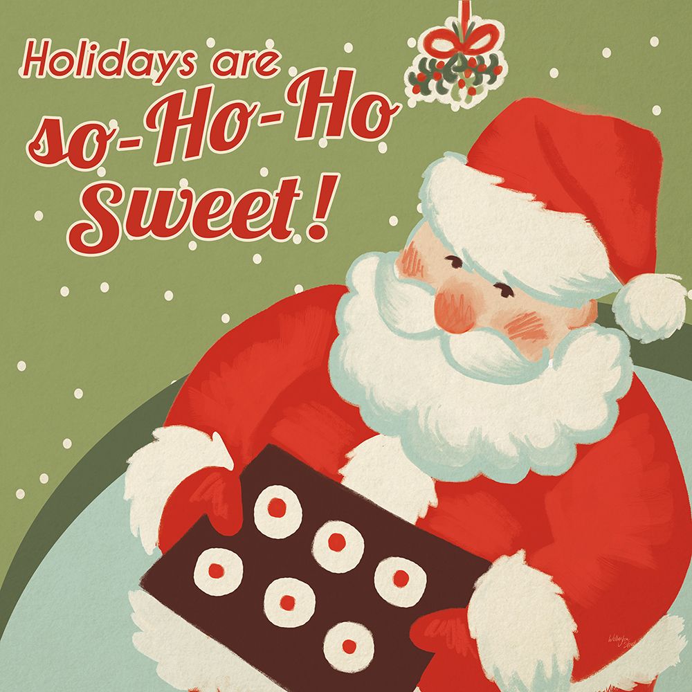 50s Christmas II Square art print by Wellington Studio for $57.95 CAD