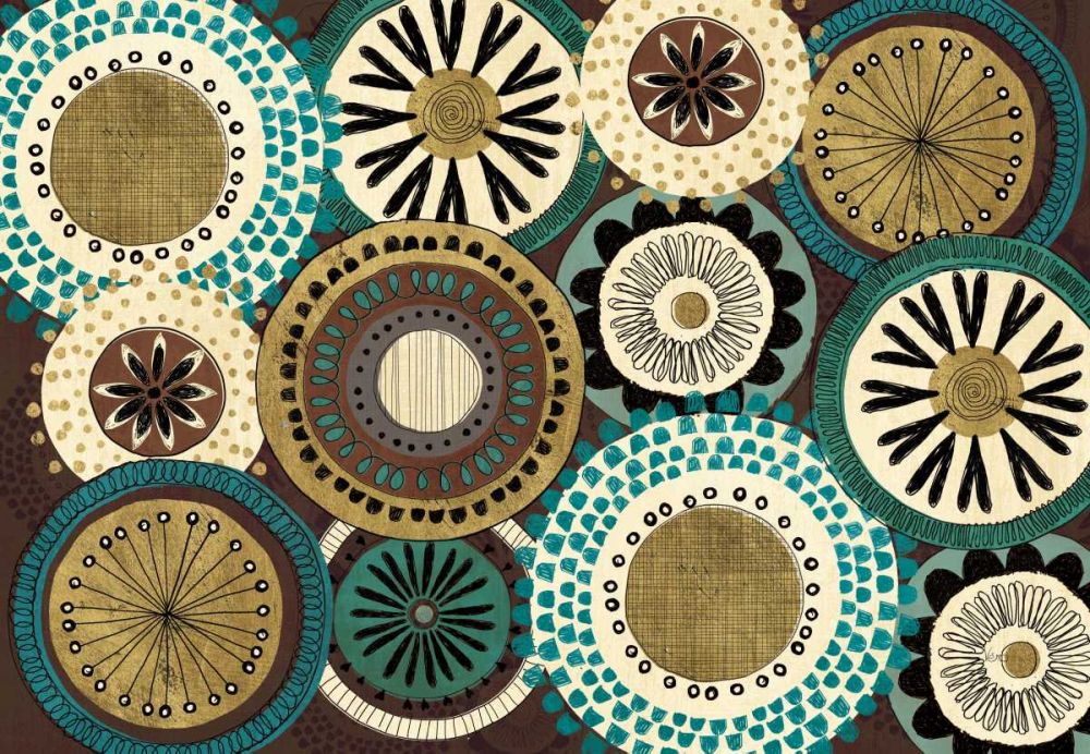 Spice Road I Blue art print by Veronique Charron for $57.95 CAD