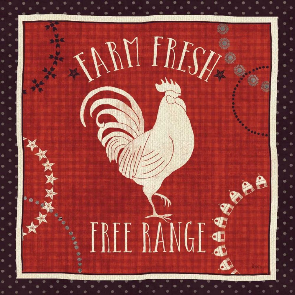 Little Red Farm I art print by Veronique Charron for $57.95 CAD