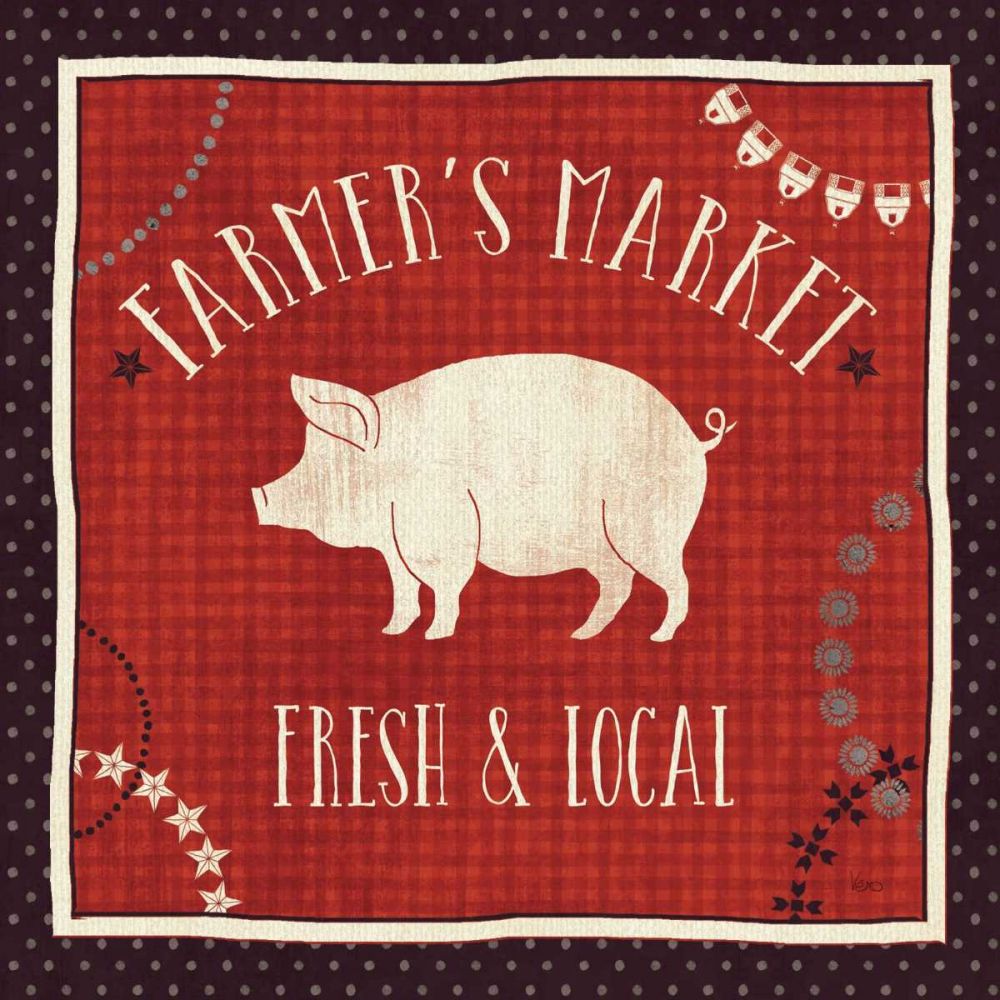 Little Red Farm II art print by Veronique Charron for $57.95 CAD