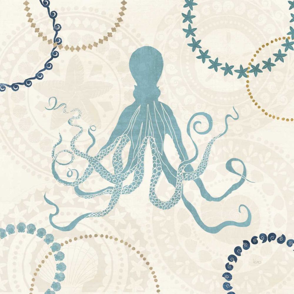 Undersea Blue I art print by Veronique Charron for $57.95 CAD