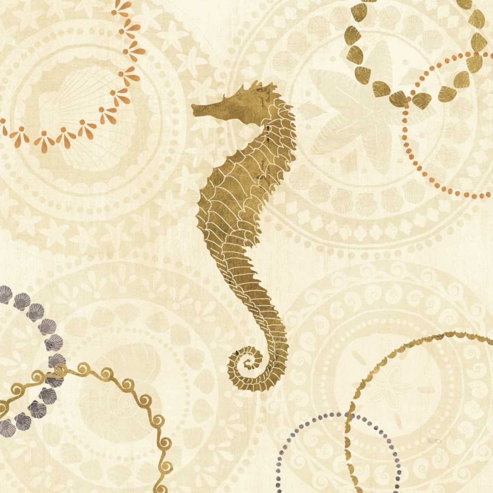 Undersea Gold II art print by Veronique Charron for $57.95 CAD