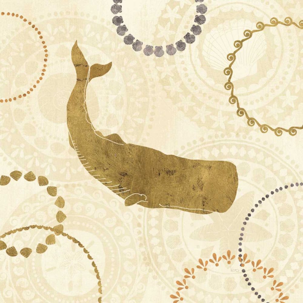 Undersea Gold III art print by Veronique Charron for $57.95 CAD