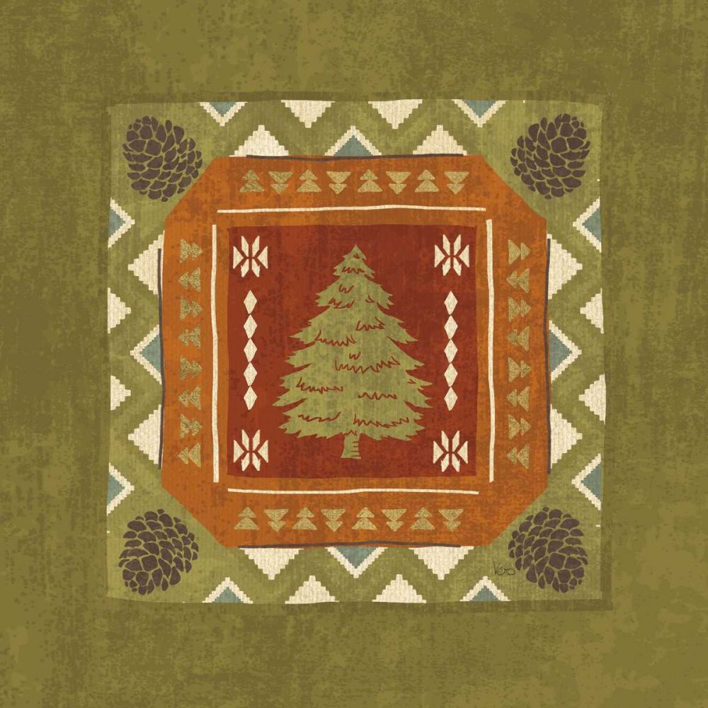 Lodge Resort Tile III art print by Veronique Charron for $57.95 CAD