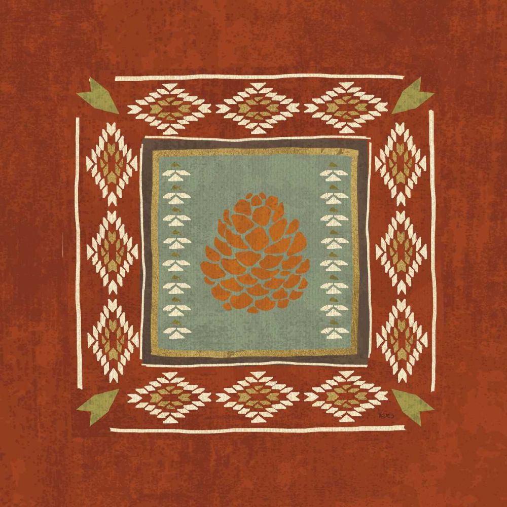 Lodge Resort Tile IV art print by Veronique Charron for $57.95 CAD