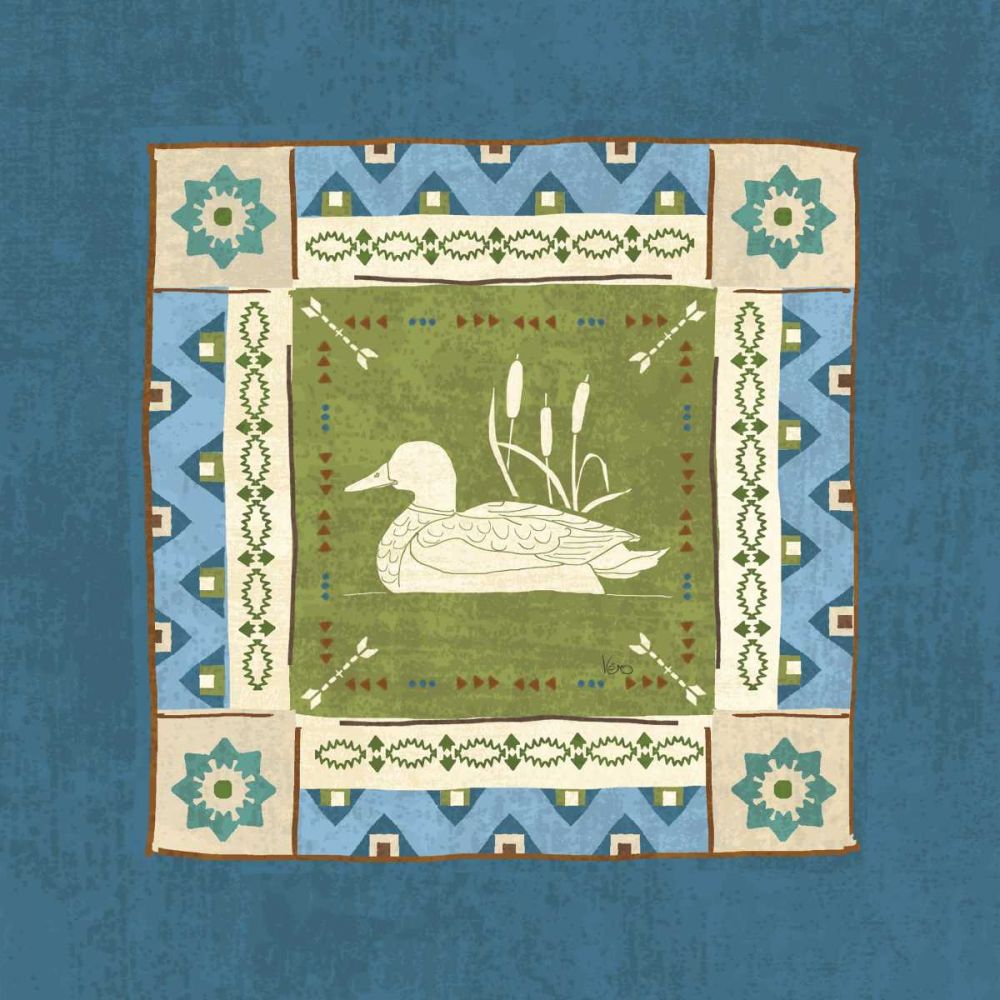 Lake Retreat Tile II art print by Veronique Charron for $57.95 CAD