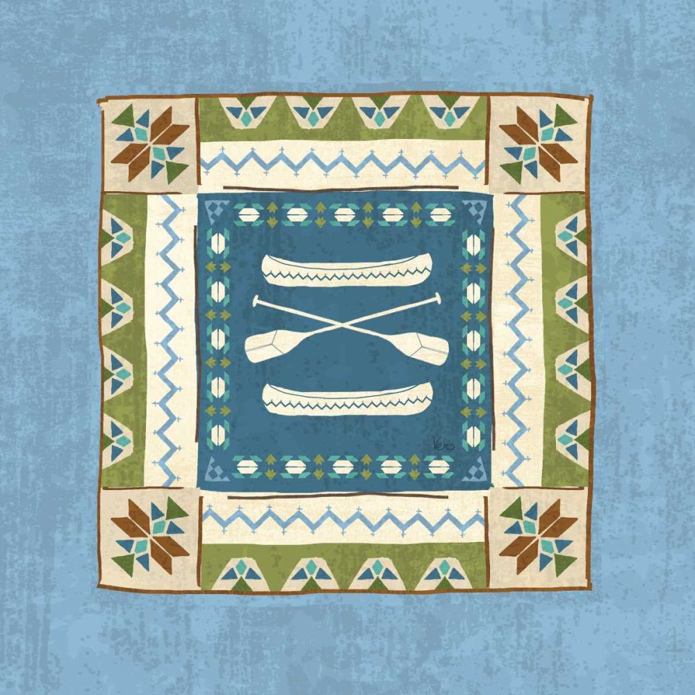 Lake Retreat Tile III art print by Veronique Charron for $57.95 CAD