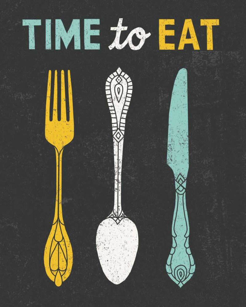 Retro Diner Time to Eat art print by Michael Mullan for $57.95 CAD