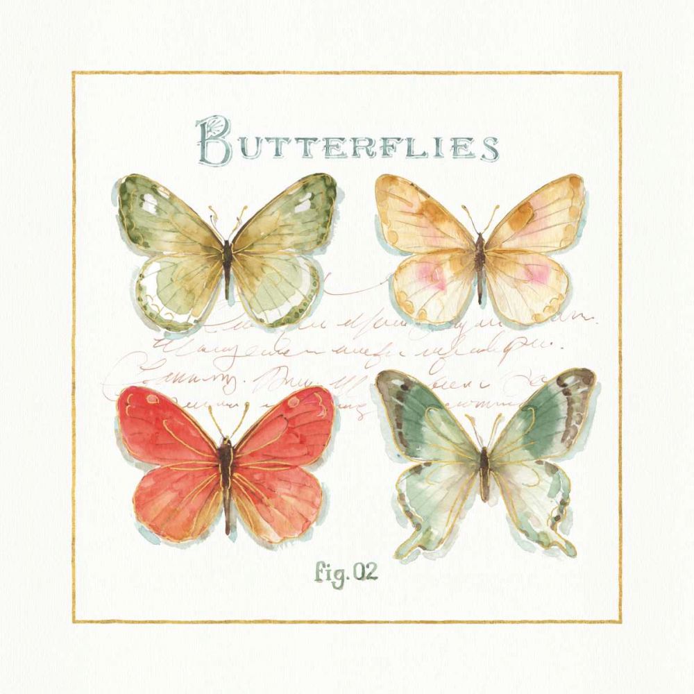 Rainbow Seeds Butterflies III art print by Lisa Audit for $57.95 CAD