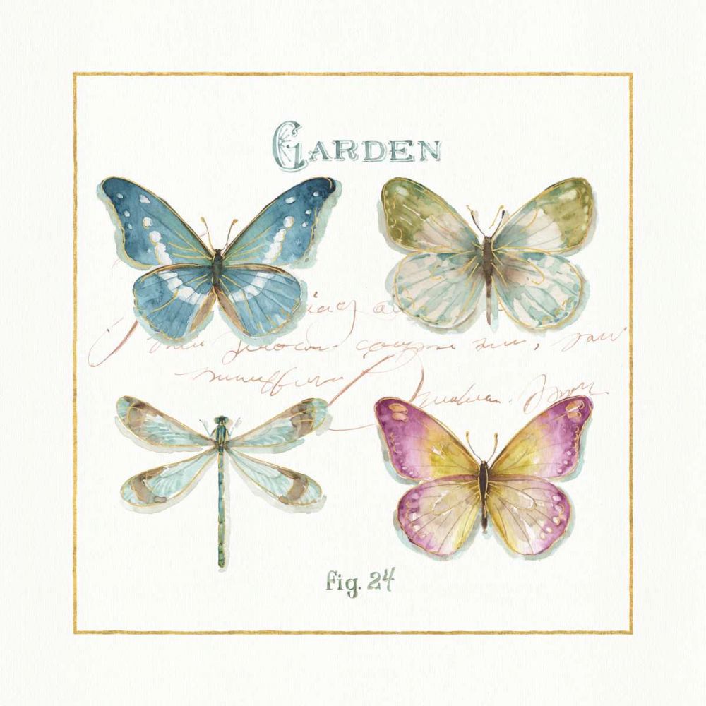 Rainbow Seeds Butterflies IV art print by Lisa Audit for $57.95 CAD