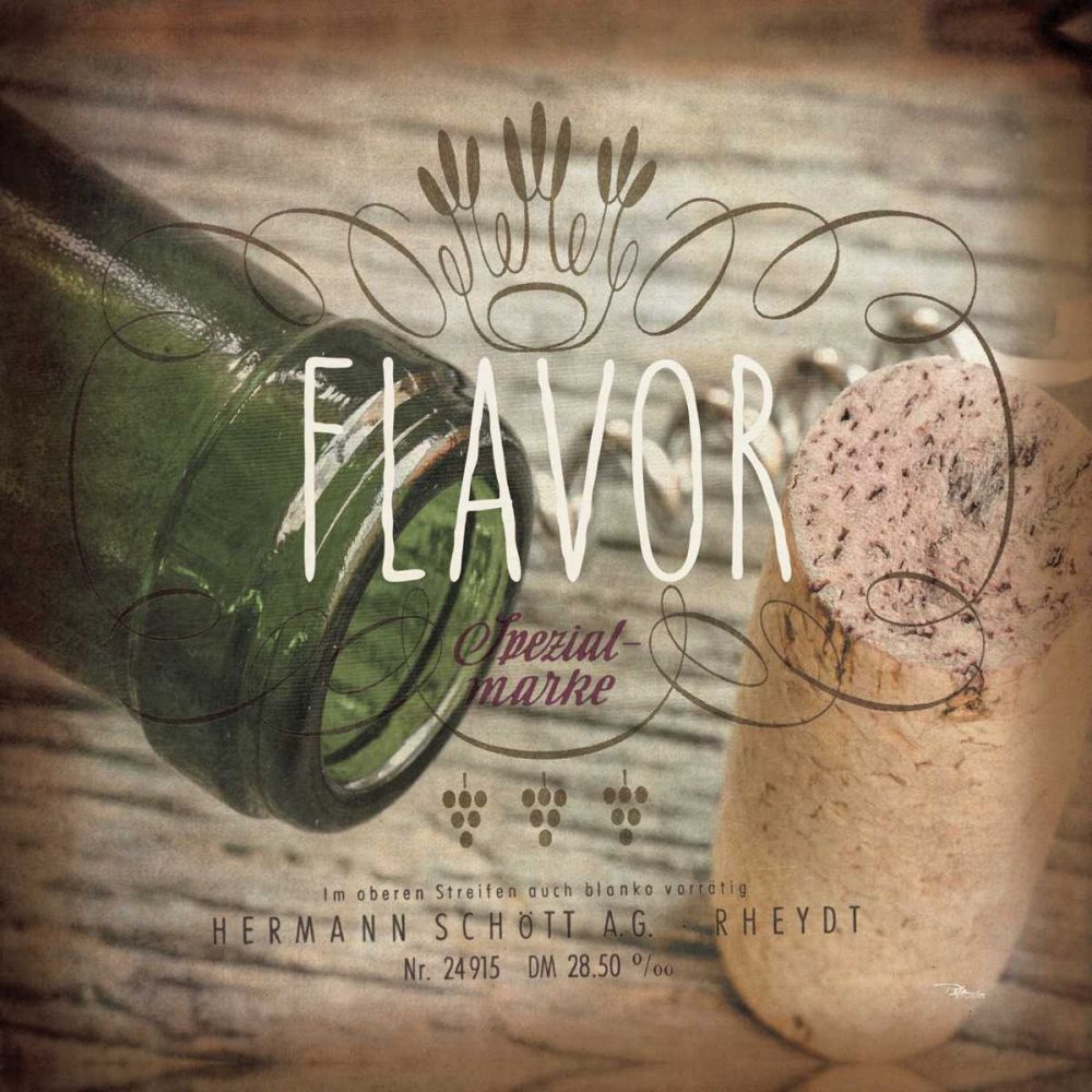 Wine Collage II art print by Pela Studio for $57.95 CAD