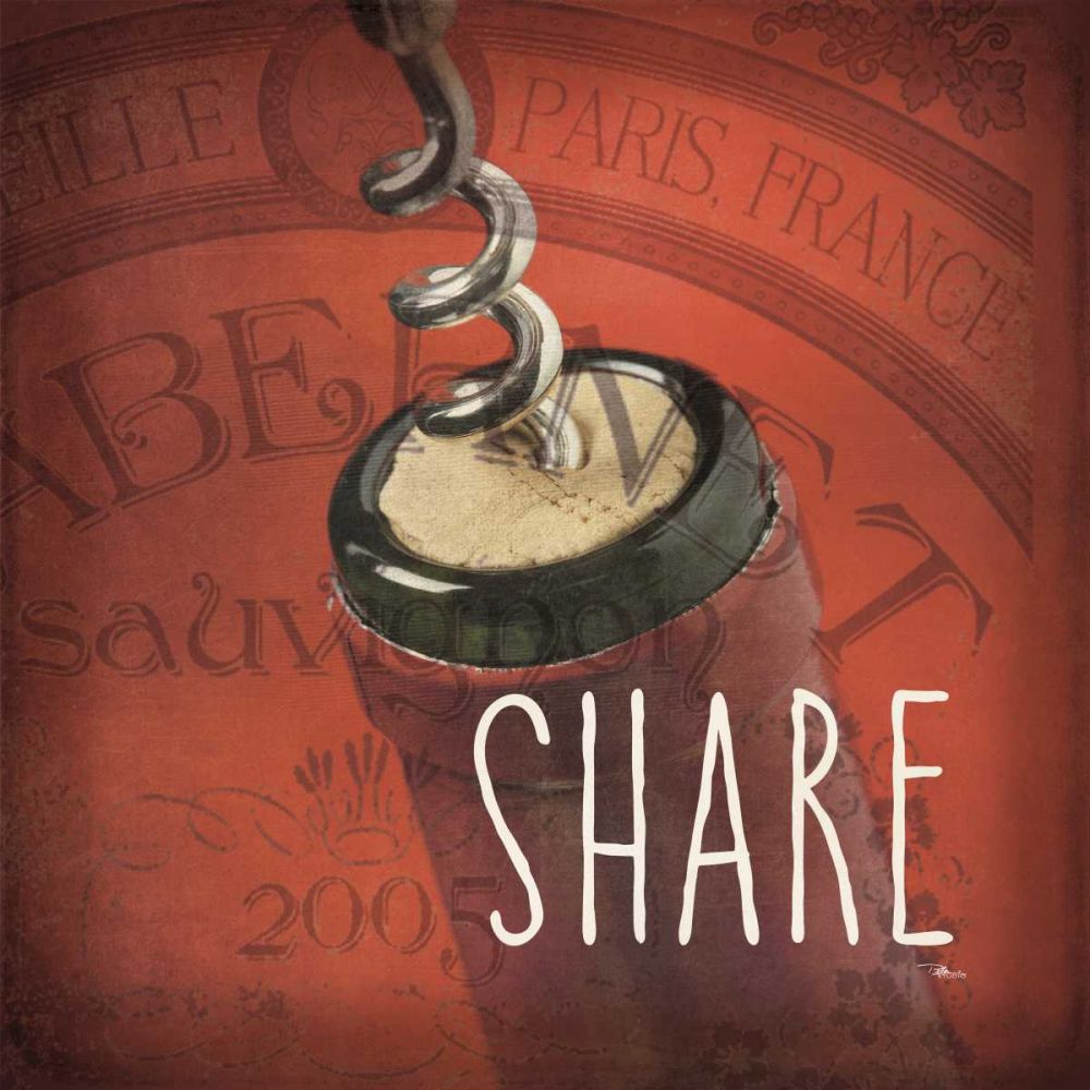 Wine Collage III art print by Pela Studio for $57.95 CAD