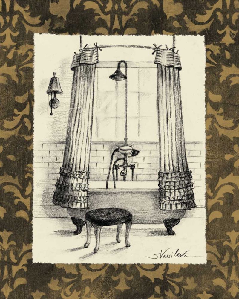 Elegant Bath I art print by Silvia Vassileva for $57.95 CAD