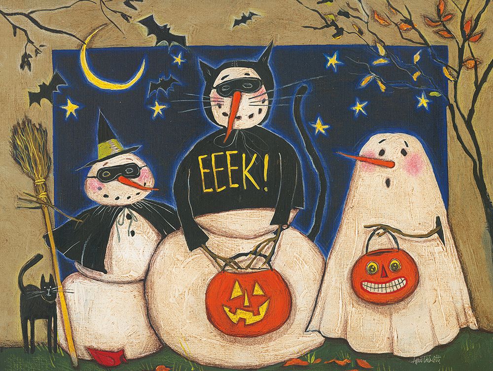 Seasonal Snowman X art print by Anne Tavoletti for $57.95 CAD