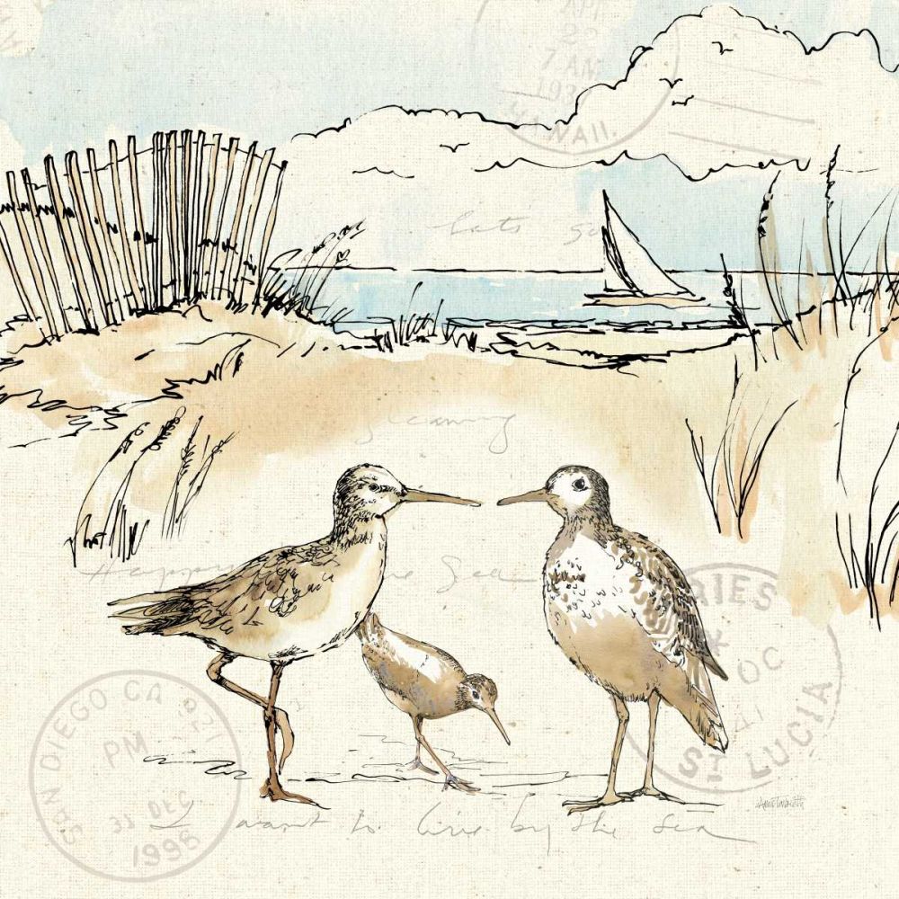 Coastal Breeze XI art print by Anne Tavoletti for $57.95 CAD