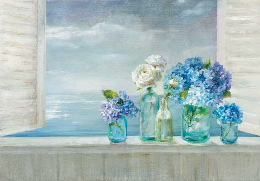 A Beautiful Day at the Beach art print by Danhui Nai for $57.95 CAD