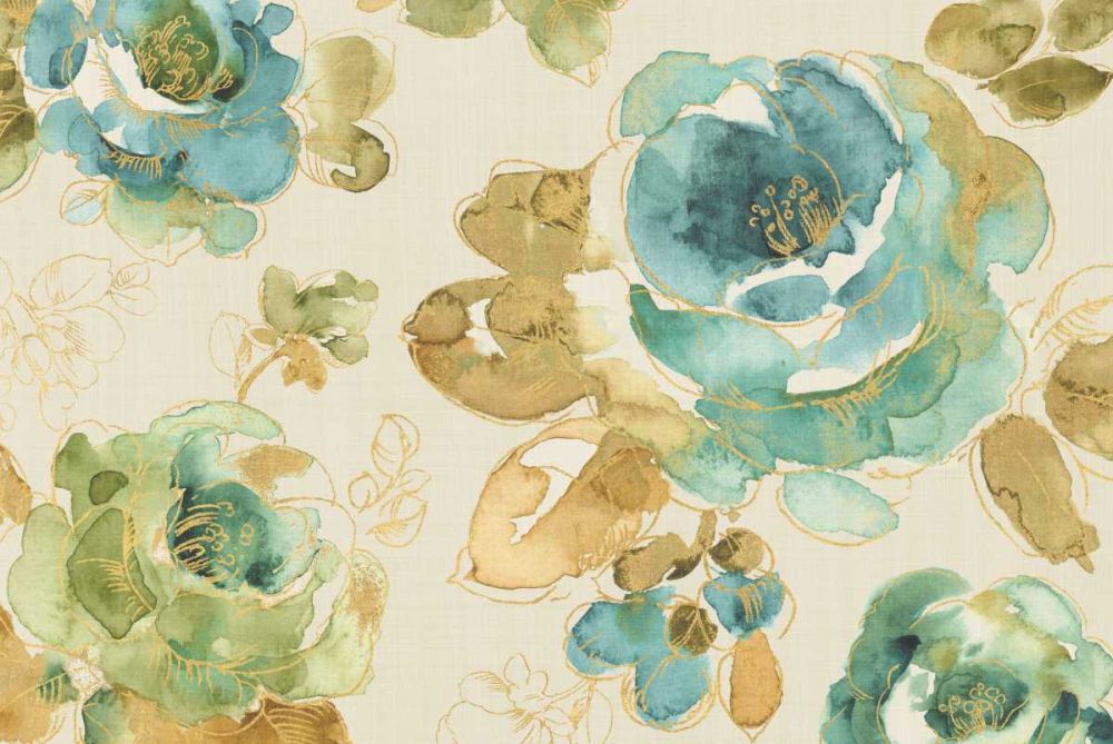 My Greenhouse Roses I Linen art print by Lisa Audit for $57.95 CAD