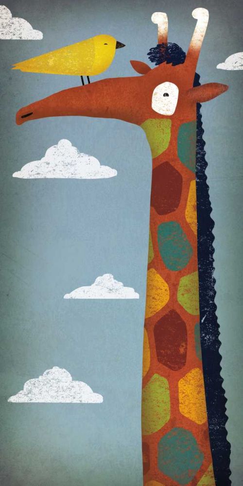 Giraffe art print by Ryan Fowler for $57.95 CAD