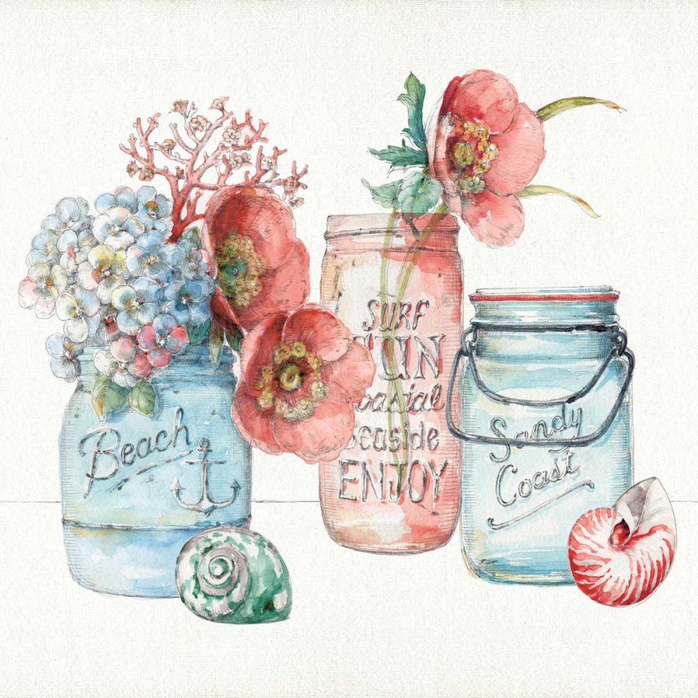 Sea Finds VII art print by Lisa Audit for $57.95 CAD