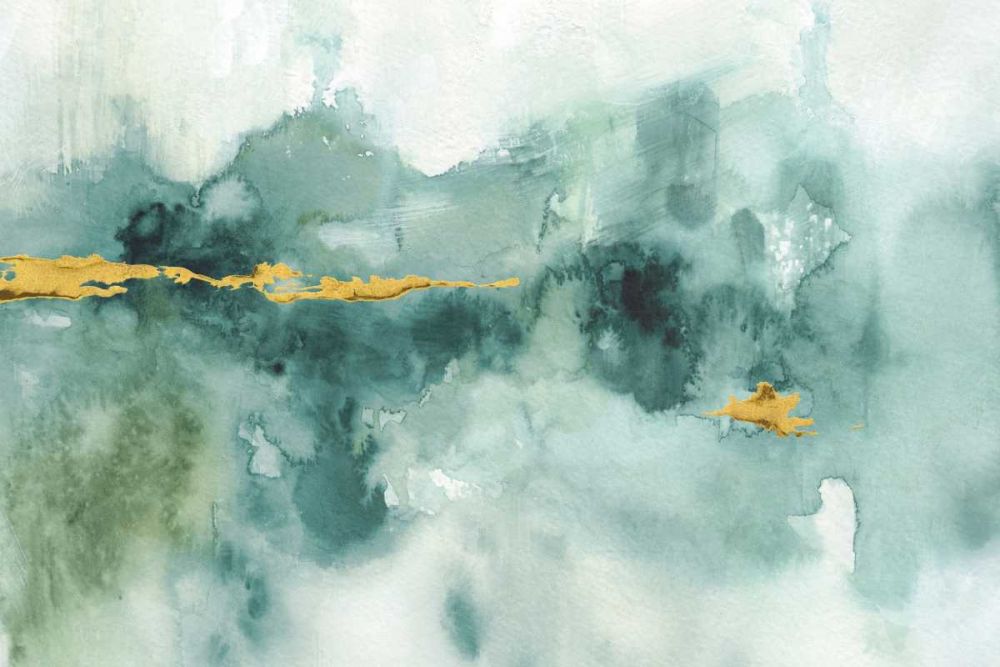 My Greehouse Abstract I Crop Blue art print by Lisa Audit for $57.95 CAD