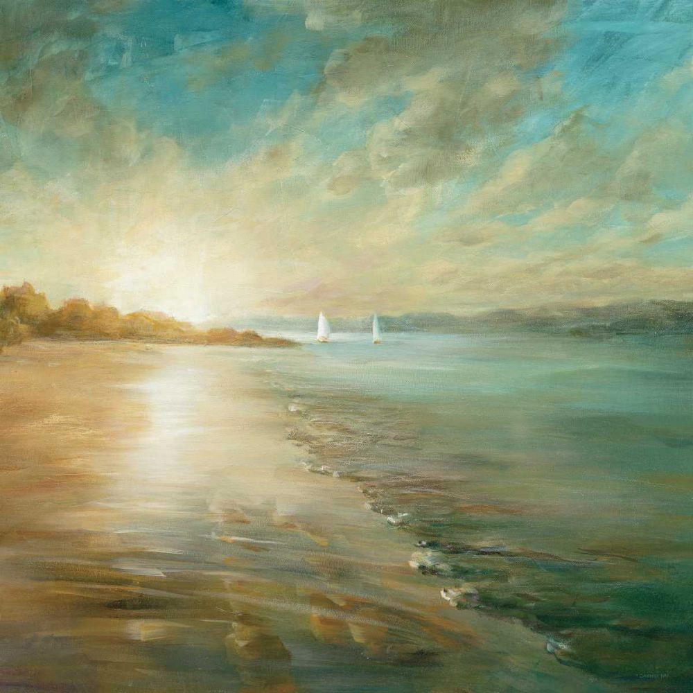 Coastal Glow Crop art print by Danhui Nai for $57.95 CAD