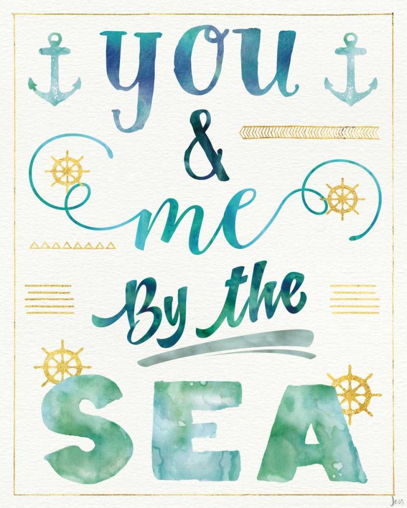 Coastal Words II art print by Jess Aiken for $57.95 CAD