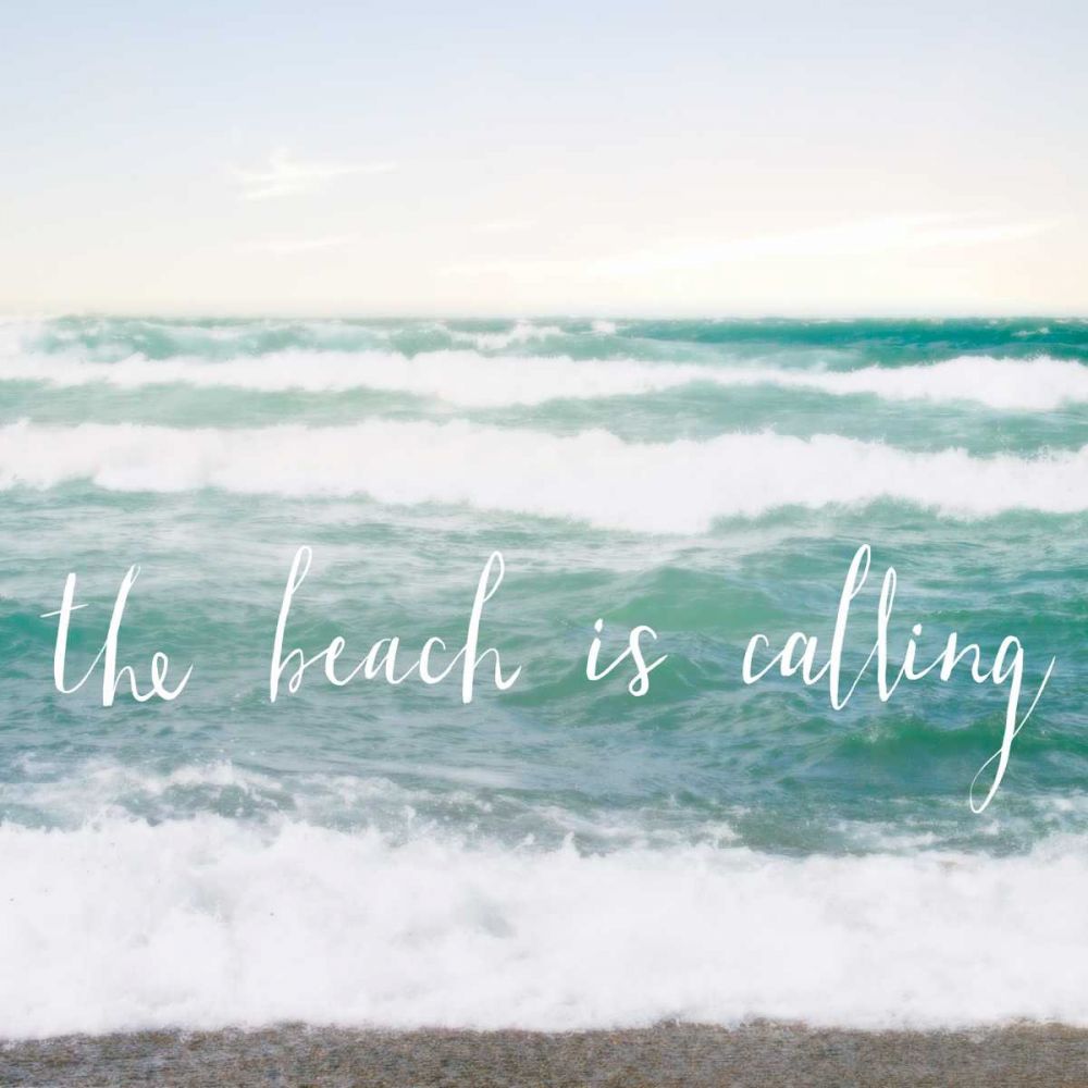 The Beach is Calling art print by Laura Marshall for $57.95 CAD