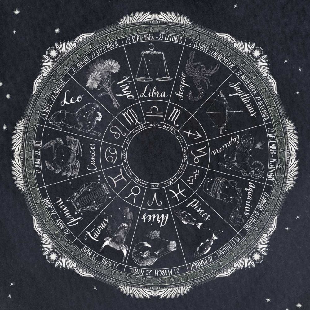 Night Sky Zodiac art print by Sara Zieve Miller for $57.95 CAD