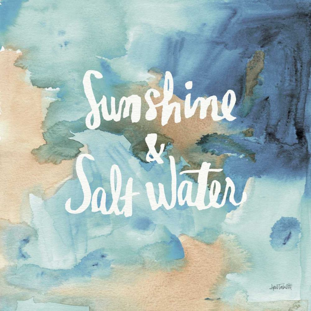 Coastal Breeze Quotes I art print by Anne Tavoletti for $57.95 CAD