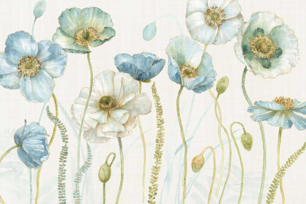 My Greenhouse Flowers I on Linen Cream art print by Lisa Audit for $57.95 CAD