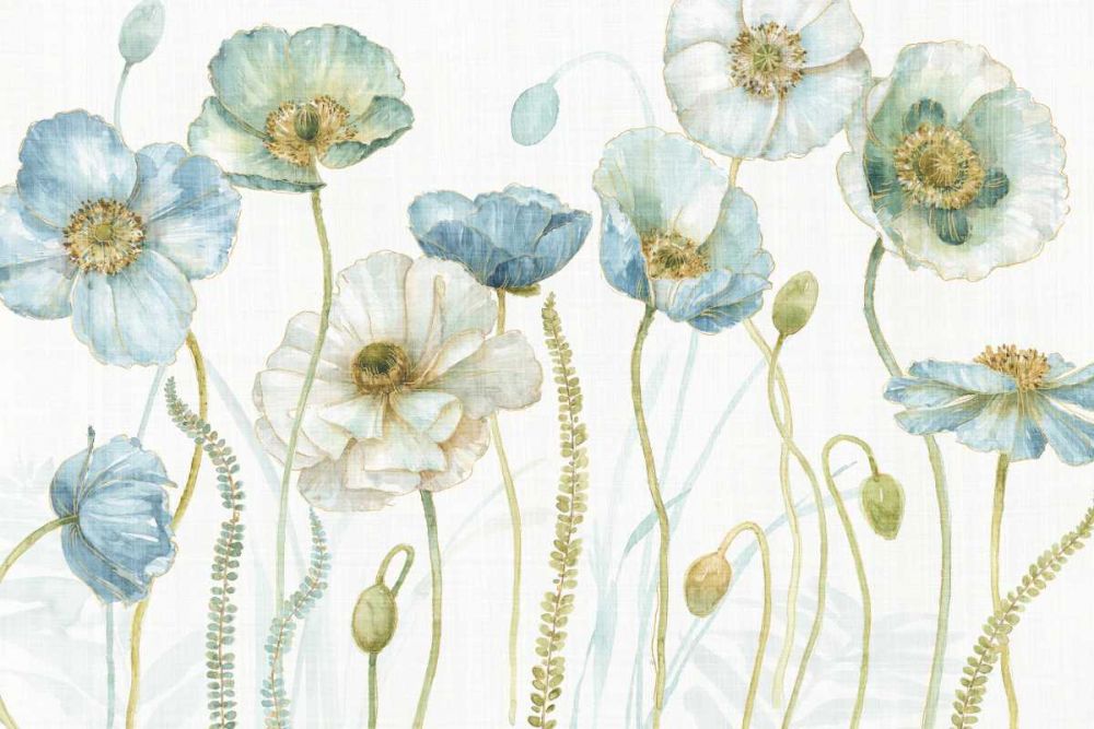 My Greenhouse Flowers I on Linen art print by Lisa Audit for $57.95 CAD