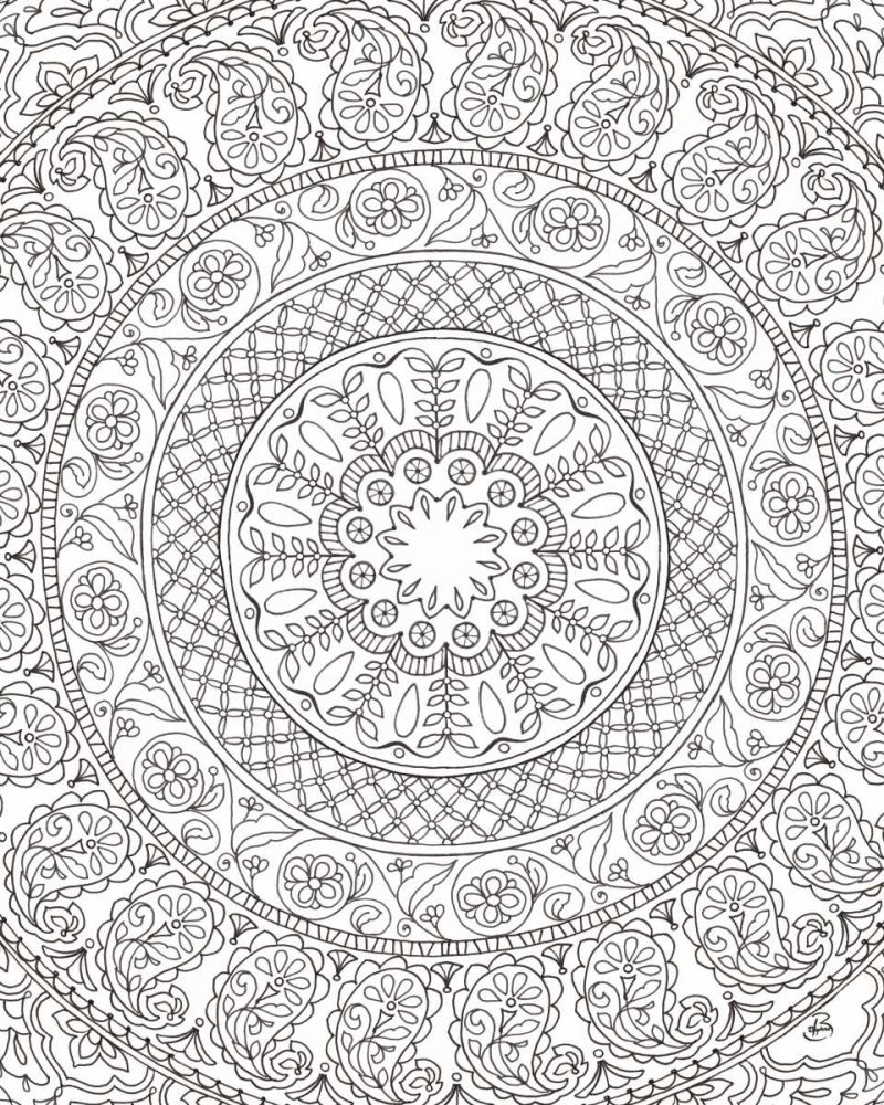 Color My World Mandala crop art print by Daphne Brissonnet for $57.95 CAD