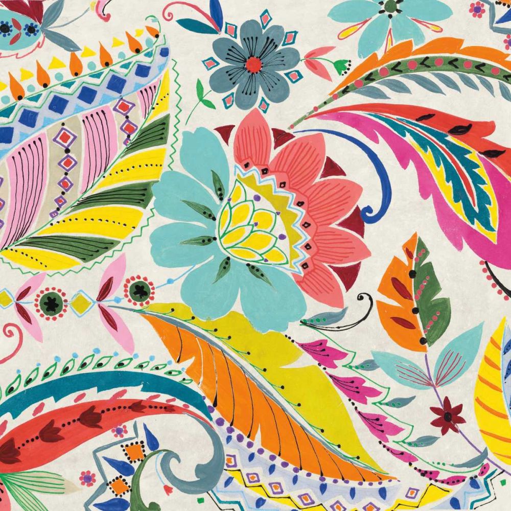 Boho Paisley I art print by Wild Apple Portfolio for $57.95 CAD