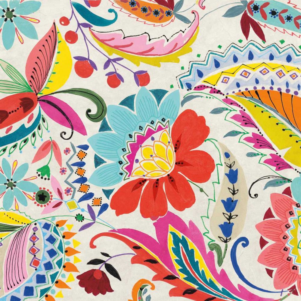 Boho Paisley II art print by Wild Apple Portfolio for $57.95 CAD