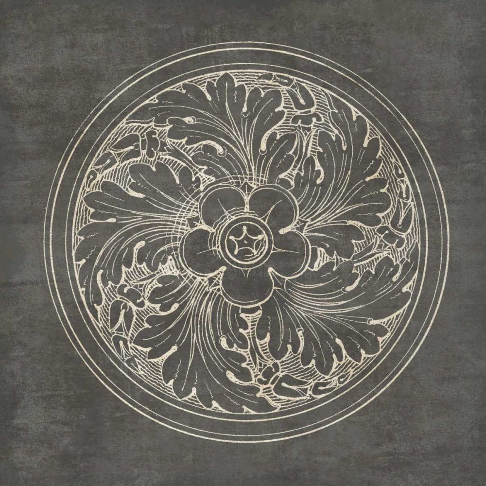 Rosette II Gray art print by Wild Apple Portfolio for $57.95 CAD