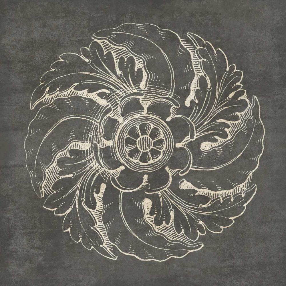 Rosette IV Gray art print by Wild Apple Portfolio for $57.95 CAD
