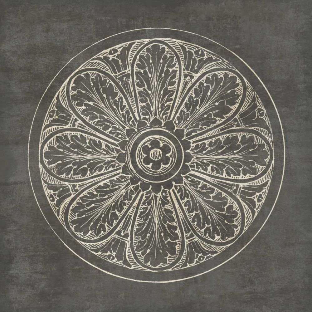 Rosette VIII Gray art print by Wild Apple Portfolio for $57.95 CAD