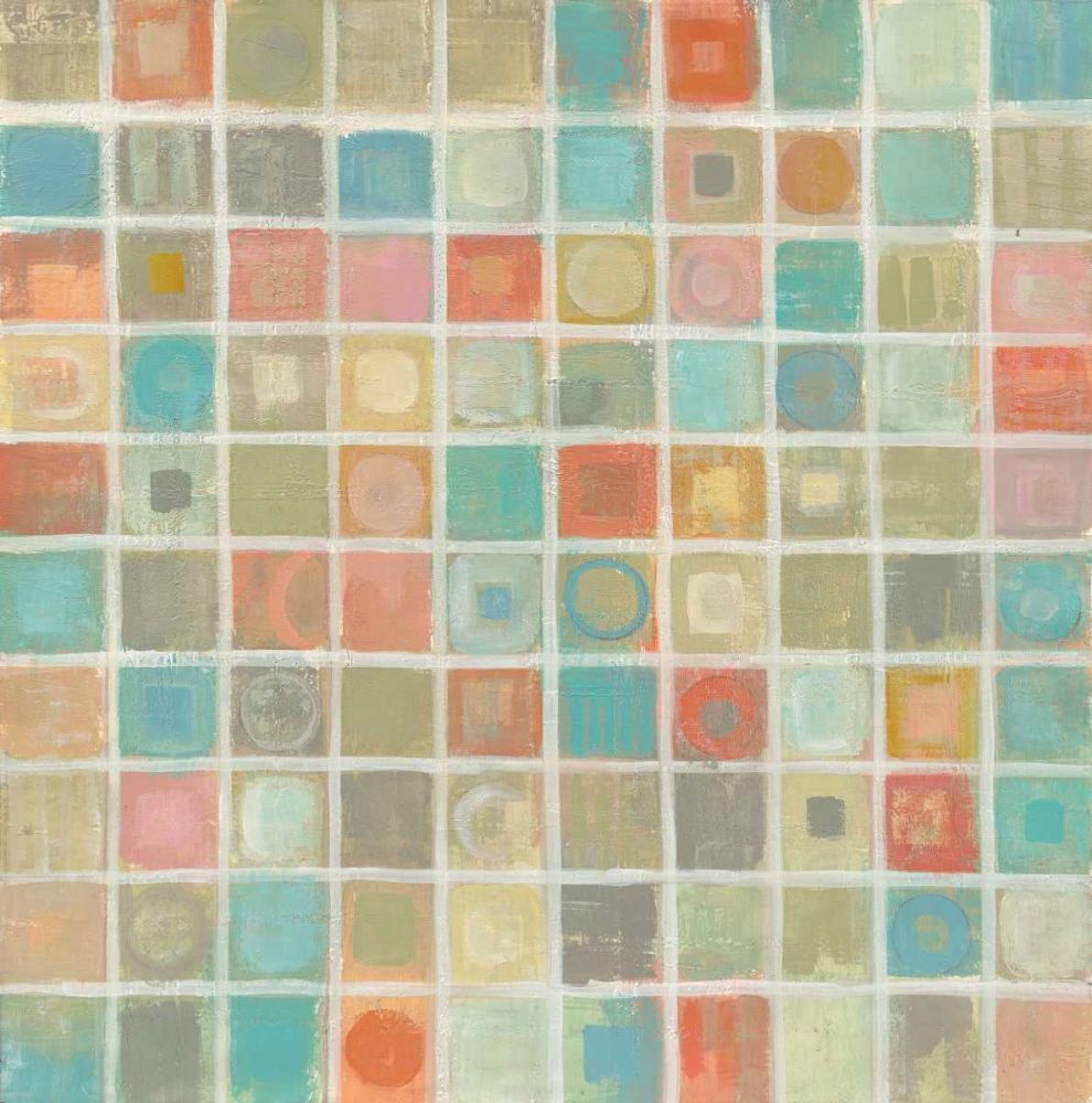 Sea Glass Mosaic art print by Silvia Vassileva for $57.95 CAD