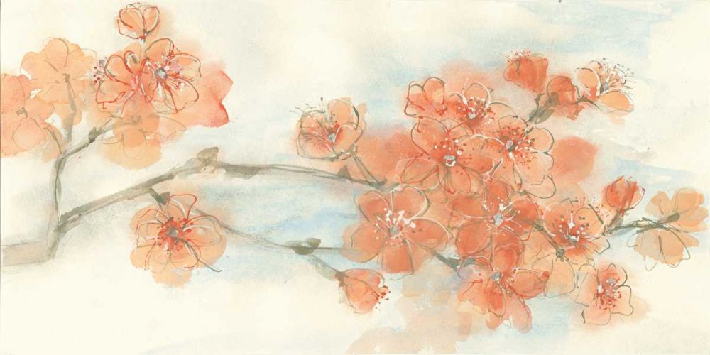 Peach Blossom I art print by Chris Paschke for $57.95 CAD