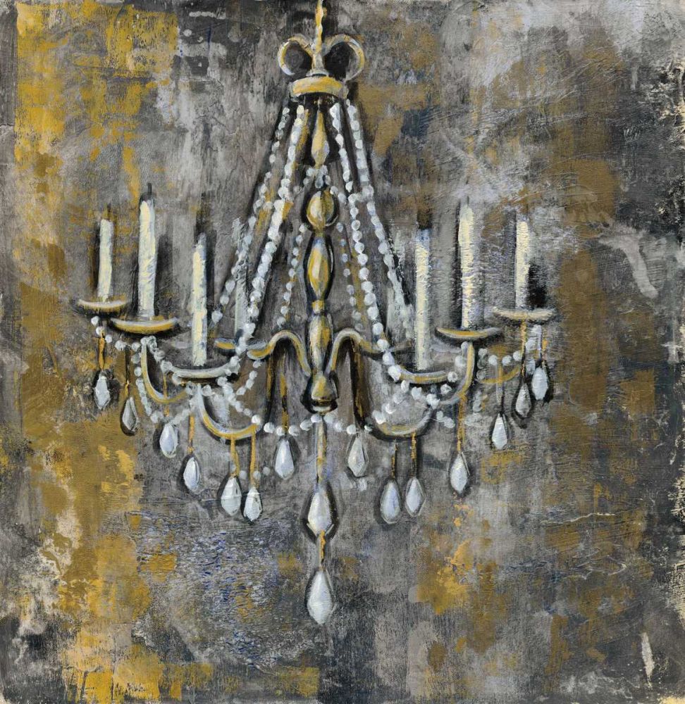 Vintage Chandelier II art print by Silvia Vassileva for $57.95 CAD