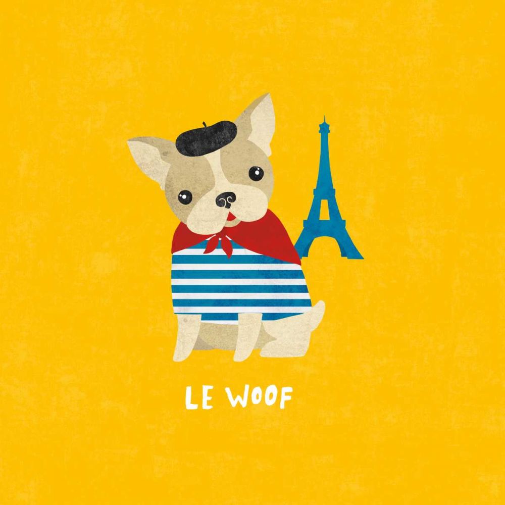 Good Dogs French Bulldog Bright art print by Moira Hershey for $57.95 CAD