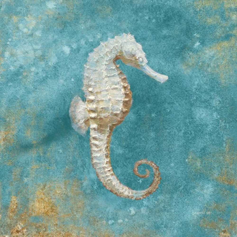 Treasures from the Sea I Aqua art print by Danhui Nai for $57.95 CAD