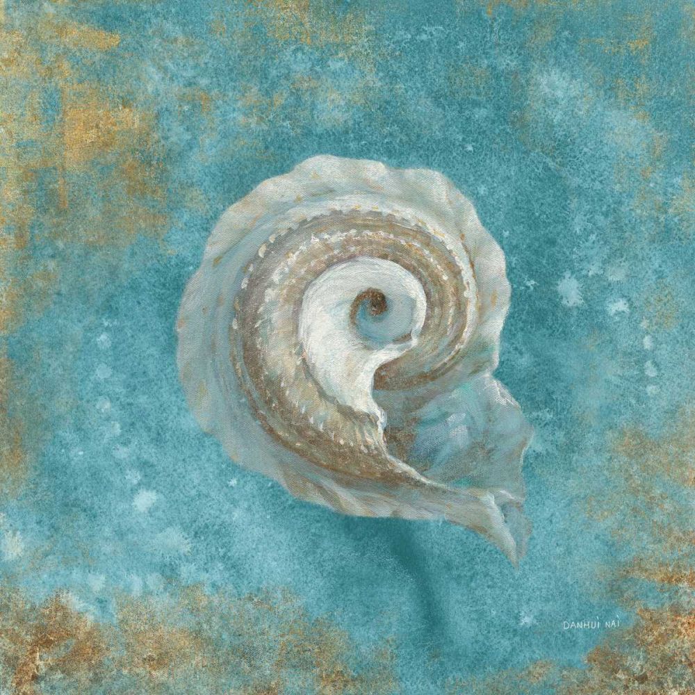 Treasures from the Sea III Aqua art print by Danhui Nai for $57.95 CAD