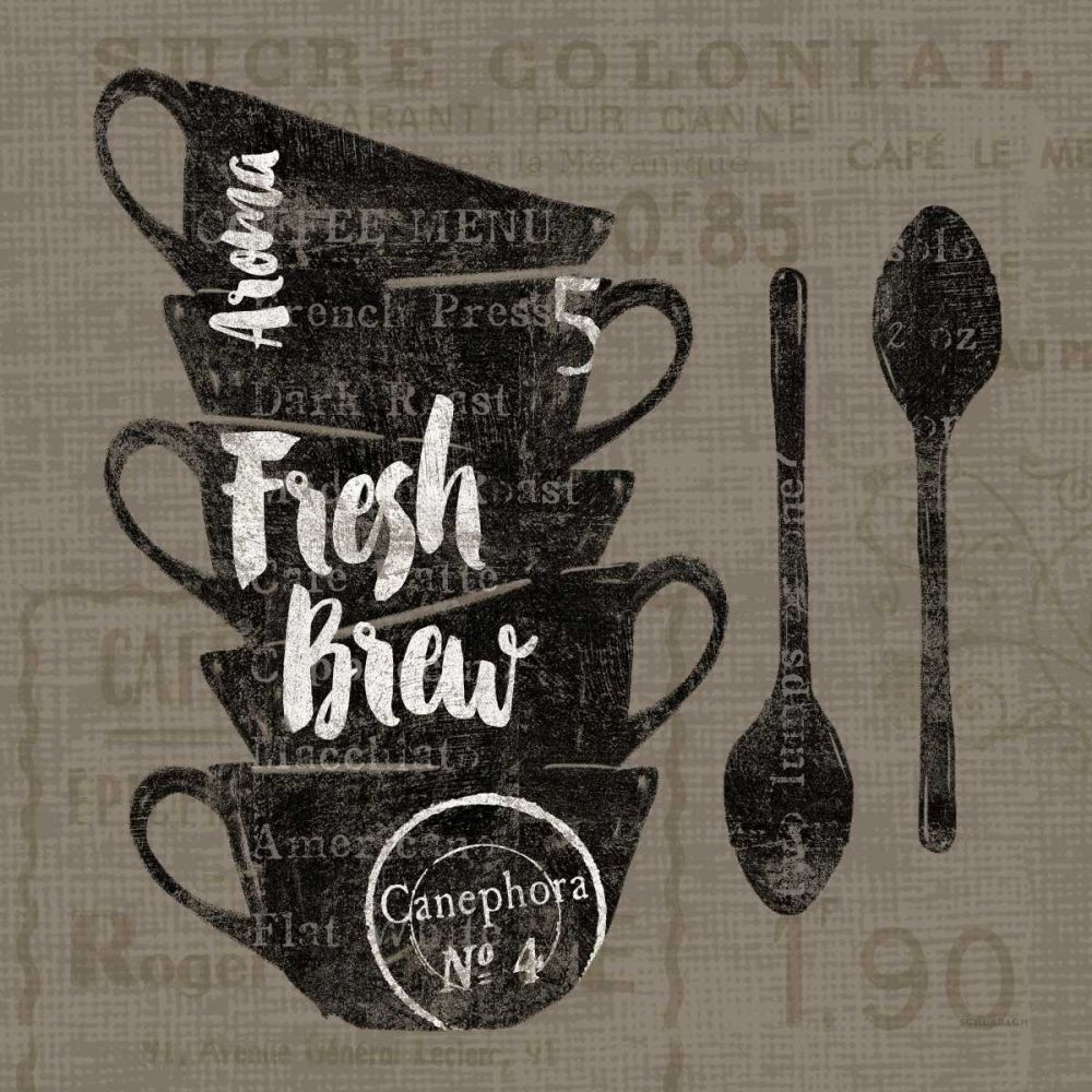 Linen Coffee III art print by Sue Schlabach for $57.95 CAD