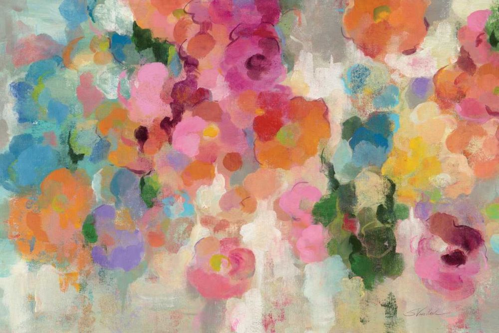 Colorful Garden I Crop art print by Silvia Vassileva for $57.95 CAD