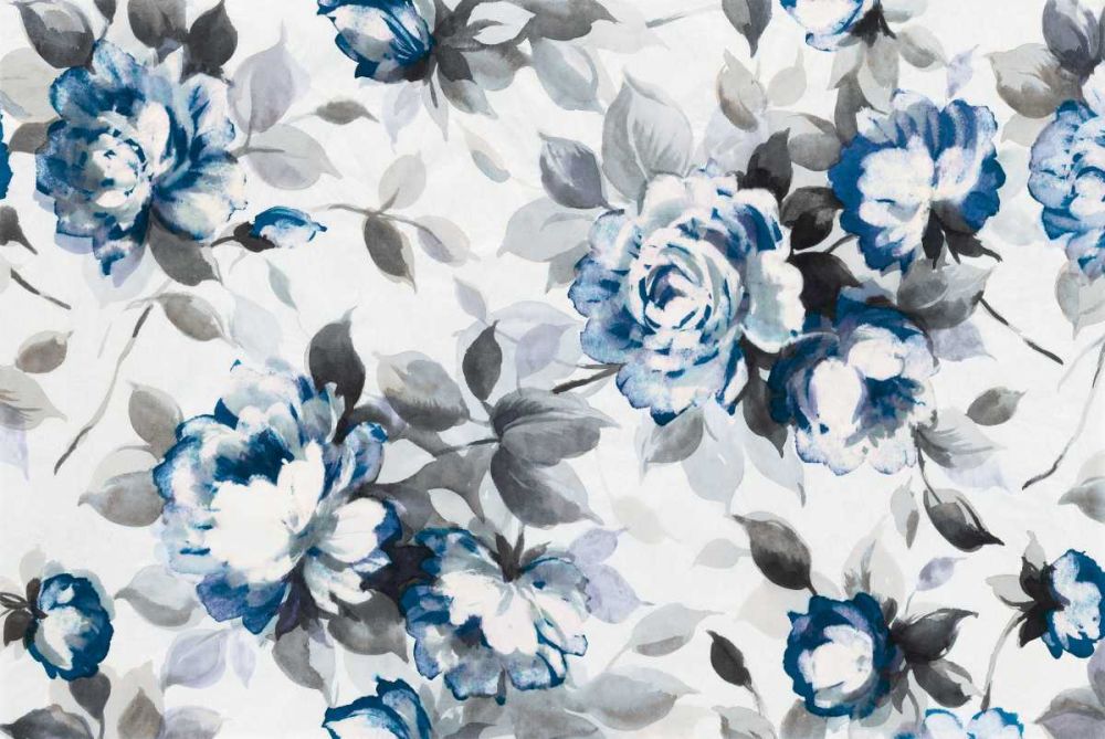Scent of Roses Indigo art print by Wild Apple Portfolio for $57.95 CAD