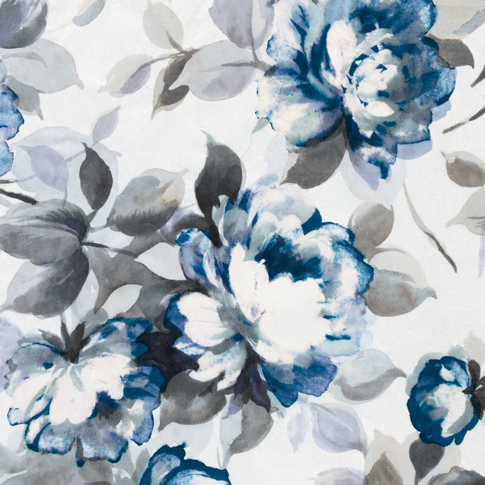 Scent of Roses Indigo II art print by Wild Apple Portfolio for $57.95 CAD